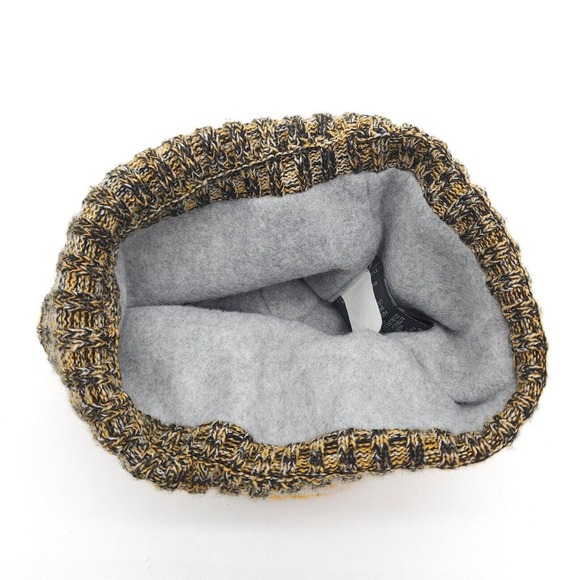 Iowa Hawkeyes New Era Youth Knit Cuffed Pom‎ Beanie Winter Snow Fleece Lined Cap - Picture 3 of 5